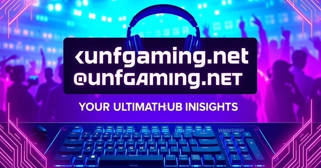 @unfgaming.net – Your Ultimate Hub for Gaming Insights